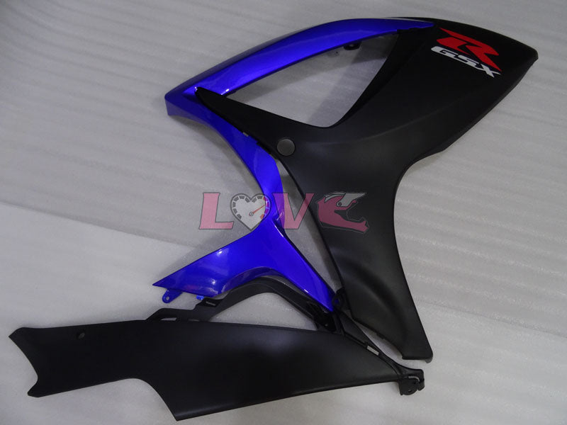 Factory Style - Blue Black Matte Fairings and Bodywork For 2006-2007 GSX-R750 #LF3984