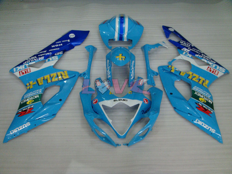 Rizla+ - Blue White Fairings and Bodywork For 2005-2006 GSX-R1000 #LF5803
