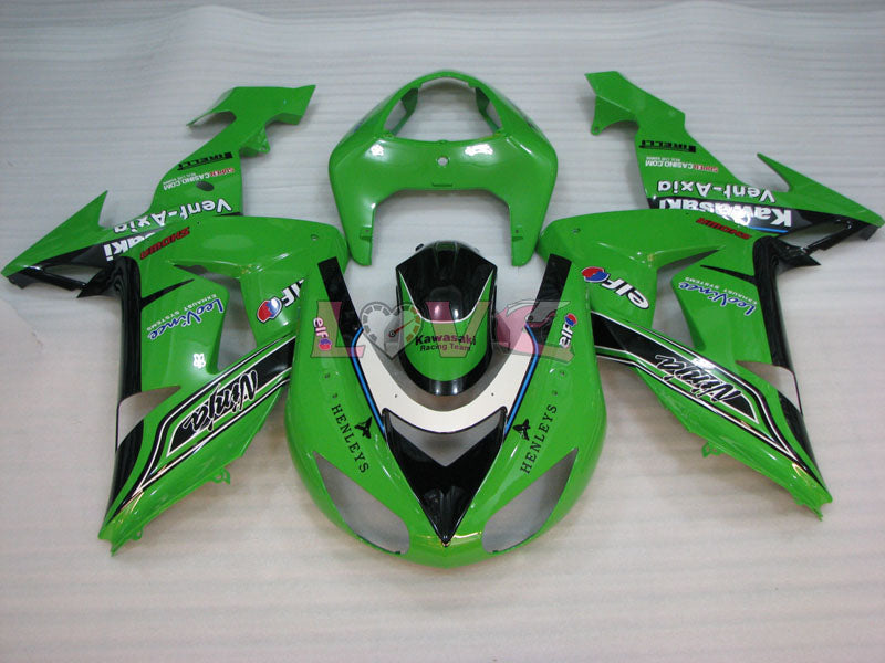 PIRELLI - Green Fairings and Bodywork For 2006-2007 NINJA ZX-10R #LF3262