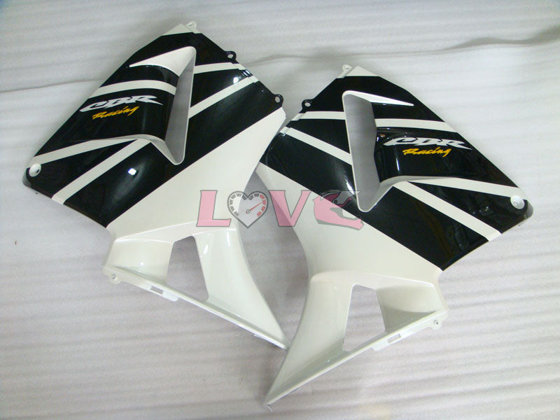 Factory Style - White Black Fairings and Bodywork For 2003-2004 CBR600RR #LF5322