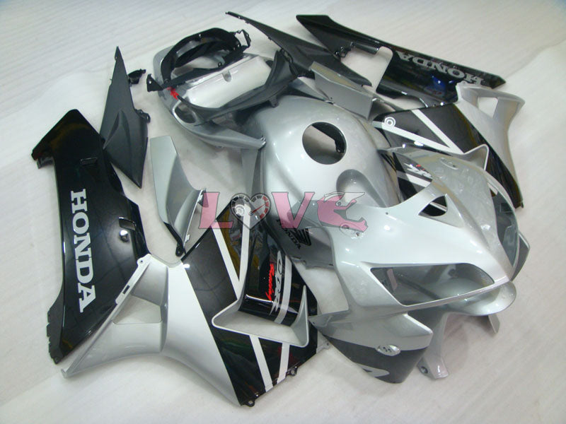 Factory Style - Black Silver Fairings and Bodywork For 2005-2006 CBR600RR #LF4425