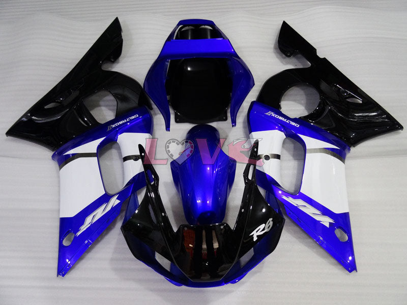 Factory Style - Blue Black Fairings and Bodywork For 1998-2002 YZF-R6 #LF3349