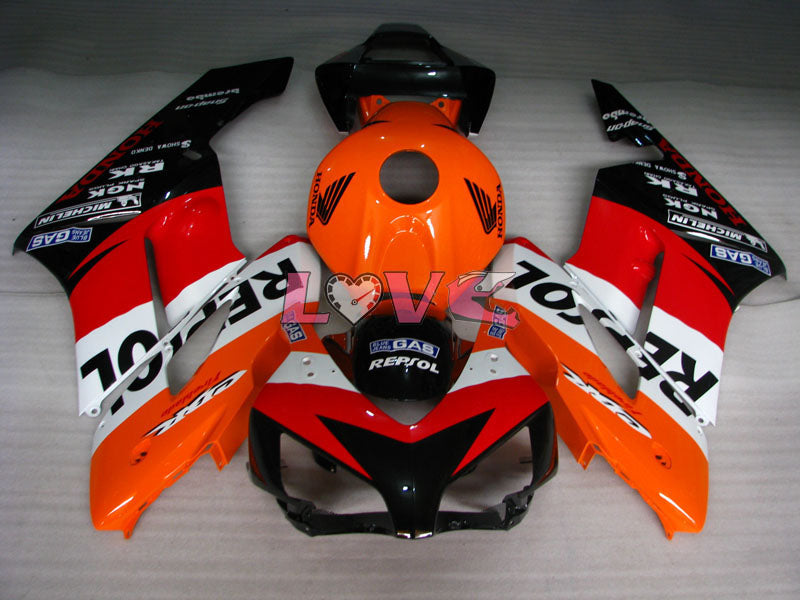Repsol - Orange Black Fairings and Bodywork For 2004-2005 CBR1000RR #LF7301