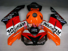 Repsol - Orange Black Fairings and Bodywork For 2004-2005 CBR1000RR #LF7301