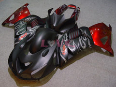 Flame - Black Gold Fairings and Bodywork For 2006-2011 NINJA ZX-14R #LF5852