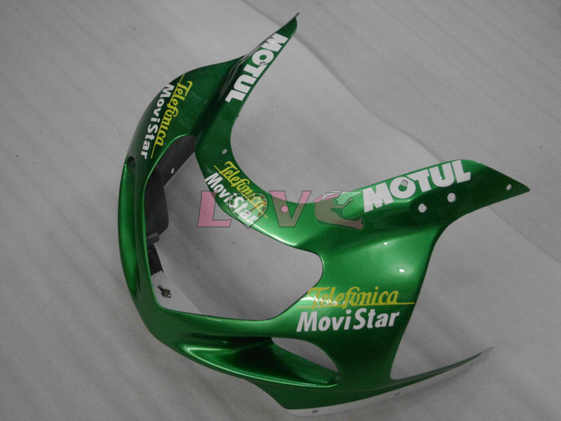Movistar - Green Fairings and Bodywork For 2001-2003 GSX-R600 #LF4270