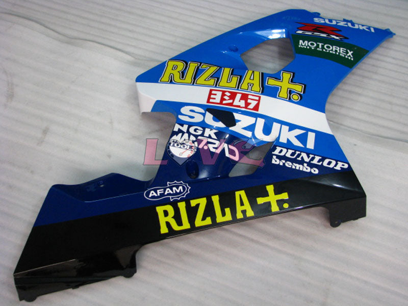 DUNLOP Rizla+ - Blue Black Fairings and Bodywork For 2004-2005 GSX-R600 #LF6420