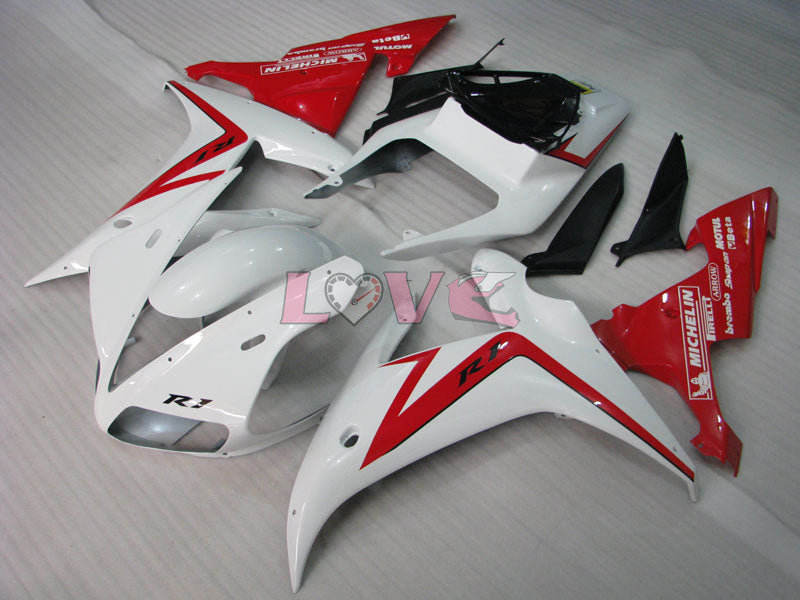 Factory Style - Red White Fairings and Bodywork For 2002-2003 YZF-R1 #LF7027