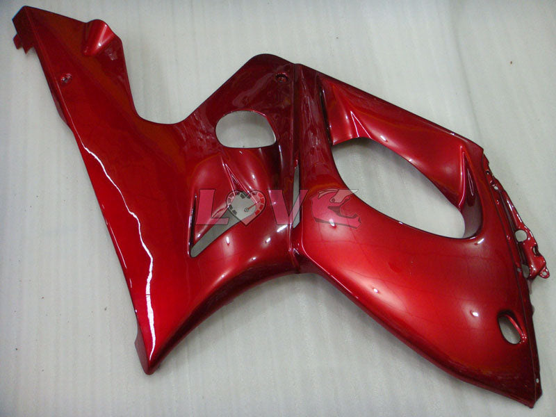 No sticker / decal Factory Style - Red wine color Fairings and Bodywork For 1997-2007 YZF600R #LF7937
