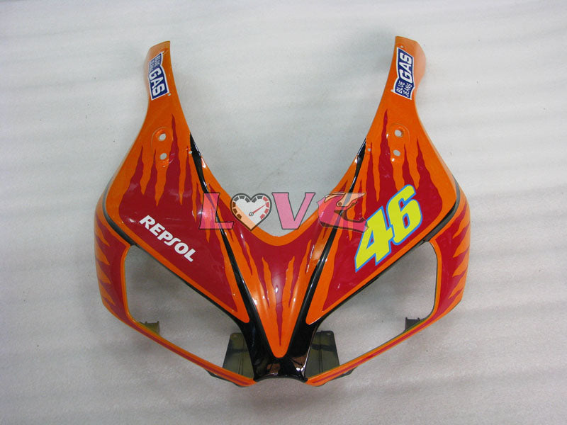 Rossi - Yellow Black Fairings and Bodywork For 2006-2007 CBR1000RR #LF7184
