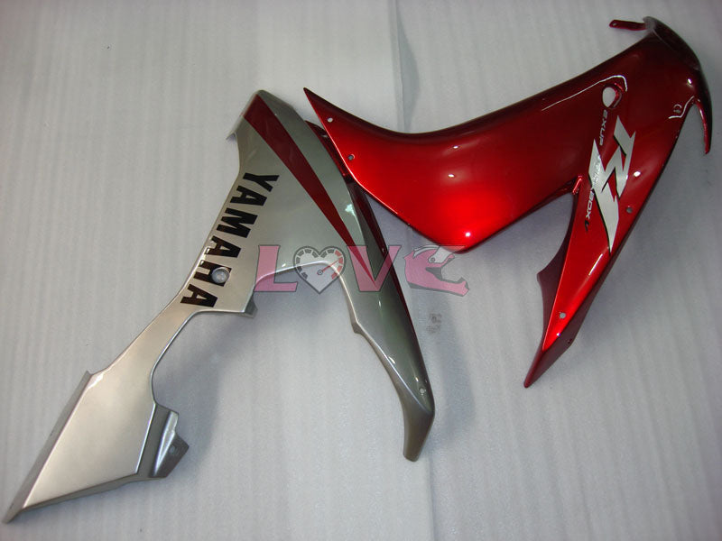 Factory Style - Red Grey Fairings and Bodywork For 2004-2006 YZF-R1 #LF3707