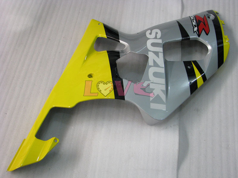 Factory Style - Yellow Silver Fairings and Bodywork For 2001-2003 GSX-R600 #LF6755