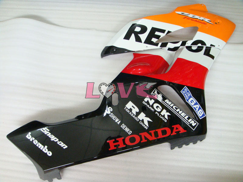 Repsol - Orange Black Fairings and Bodywork For 2004-2005 CBR1000RR #LF7299