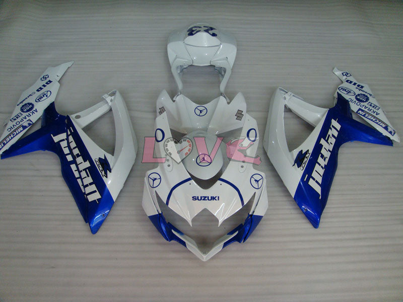 Jordan - Blue White Fairings and Bodywork For 2008-2010 GSX-R750 #LF6390
