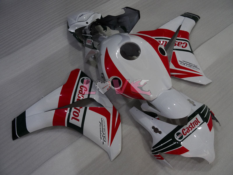 Castrol - Red White Fairings and Bodywork For 2008-2011 CBR1000RR #LF4332