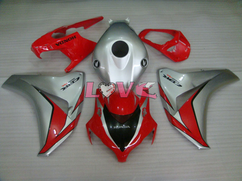 Fireblade - Red Silver Fairings and Bodywork For 2008-2011 CBR1000RR #LF7160