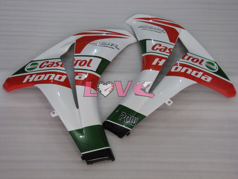 Castrol - Red White Fairings and Bodywork For 2008-2011 CBR1000RR #LF7176
