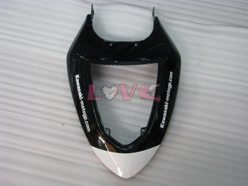 Monster - White Black Fairings and Bodywork For 2005-2006 NINJA ZX-6R #LF3305