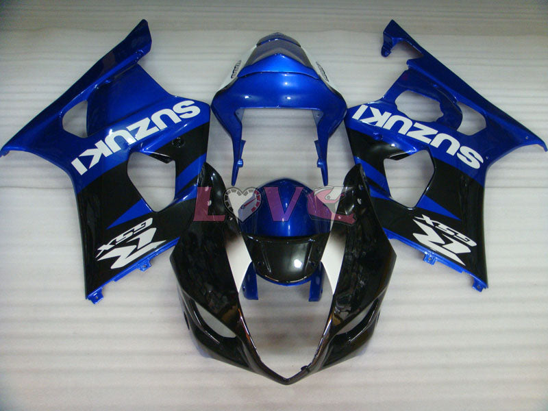 Factory Style - Blue Black Fairings and Bodywork For 2003-2004 GSX-R1000 #LF5953
