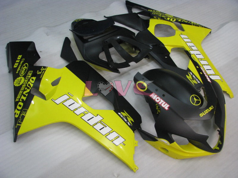 Jordan MICHELIN - Red Black Fairings and Bodywork For 2004-2005 GSX-R600 #LF6647
