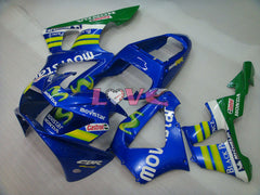 Movistar - Yellow Blue Fairings and Bodywork For 2000-2001 CBR929RR #LF5216