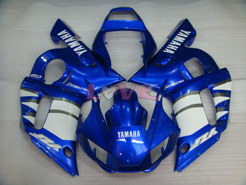 Factory Style - Blue White Fairings and Bodywork For 1998-2002 YZF-R6 #LF6821