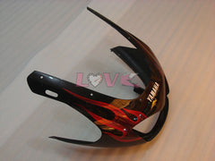 Flame - Red Black Fairings and Bodywork For 1997-2007 YZF1000R #LF7917