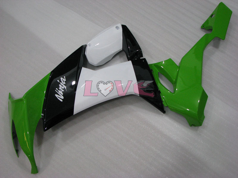 Factory Style - Green White Black Fairings and Bodywork For 2008-2010 NINJA ZX-10R #LF3258