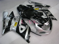 Factory Style - Black Silver Fairings and Bodywork For 2001-2003 GSX-R600 #LF6707