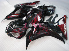 Flame - Red Black Fairings and Bodywork For 2006-2007 CBR1000RR #LF7235