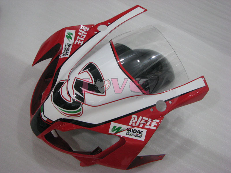Customize - Red Black Fairings and Bodywork For 2004-2009 RS125 #LF3079