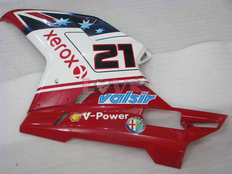 Xerox - Red White Fairings and Bodywork For 2007-2009 1098 #LF5598