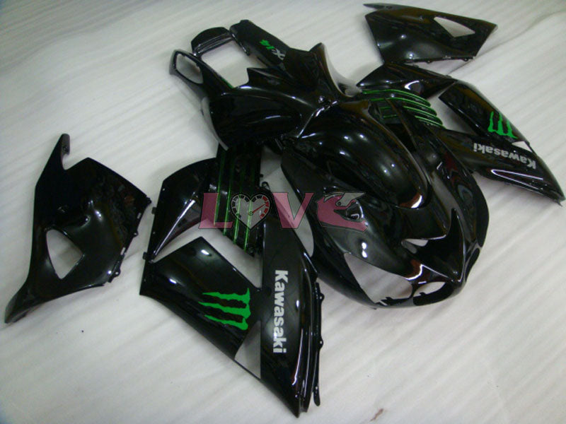 Monster - Black Fairings and Bodywork For 2006-2011 NINJA ZX-14R #LF5841