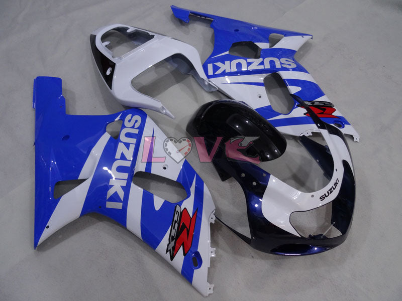 Factory Style - Blue White Fairings and Bodywork For 2000-2003 GSX-R750 #LF4182