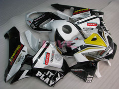 PlayBoy - White Black Fairings and Bodywork For 2005-2006 CBR600RR #LF7501