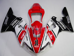 Factory Style - Red White Black Fairings and Bodywork For 2000-2001 YZF-R1 #LF3619