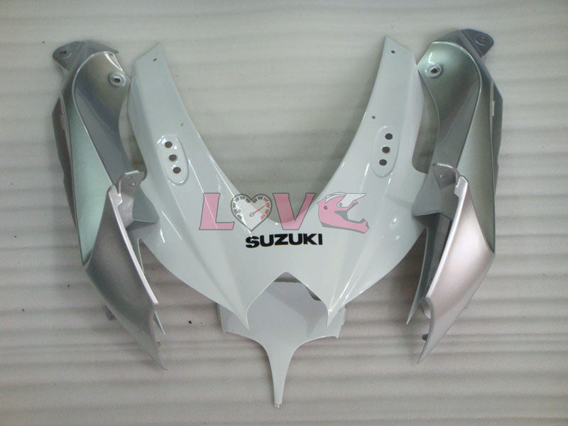 Factory Style - White Silver Fairings and Bodywork For 2008-2010 GSX-R750 #LF6429