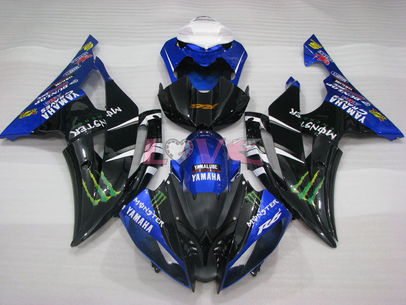 Monster - Blue Black Fairings and Bodywork For 2008-2016 YZF-R6 #LF3427