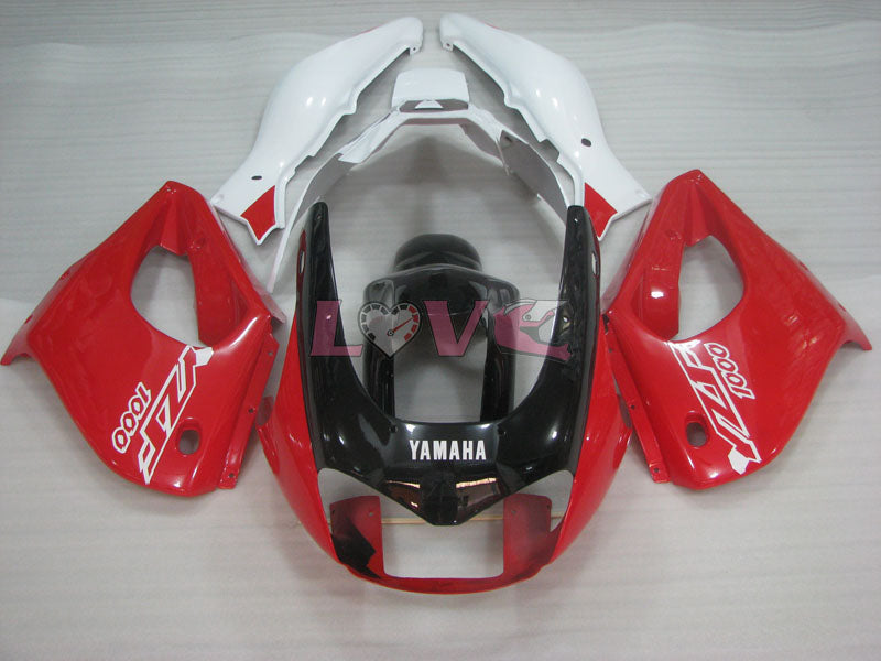 Factory Style - Red White Black Fairings and Bodywork For 1997-2007 YZF1000R #LF7903