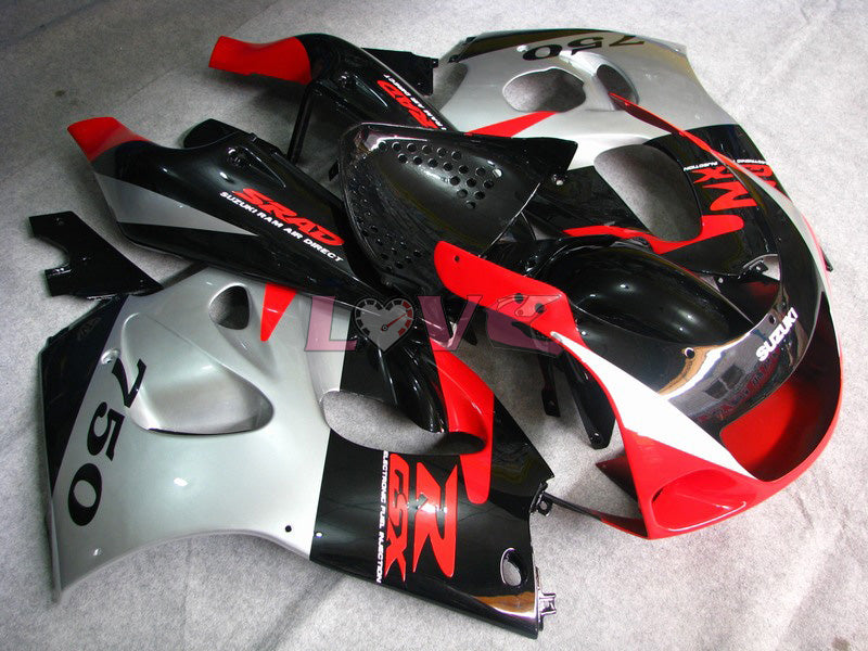 Factory Style - Red Black Fairings and Bodywork For 1996-1999 GSX-R750 #LF4935