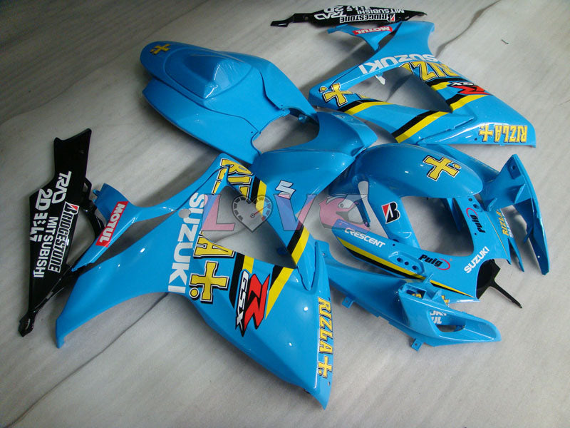 MOTUL Rizla+ - Blue Black Fairings and Bodywork For 2006-2007 GSX-R600 #LF6255