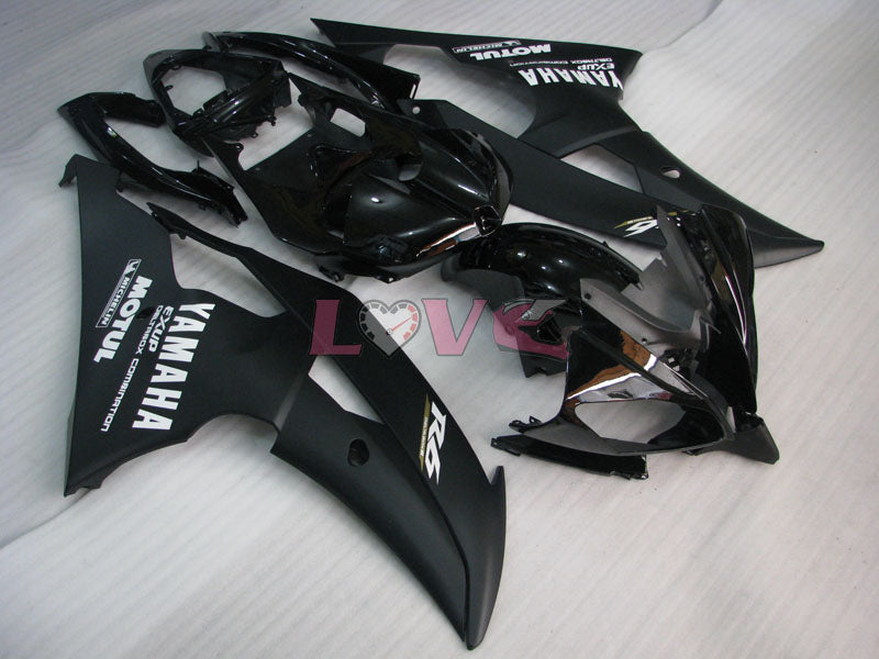 Factory Style - Black Matte Fairings and Bodywork For 2008-2016 YZF-R6 #LF6856