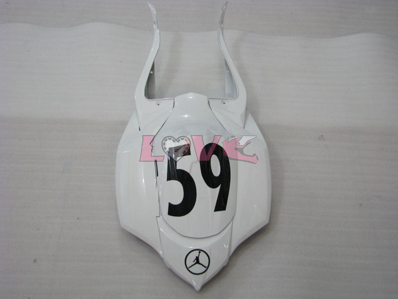 Jordan - Blue White Fairings and Bodywork For 2008-2010 GSX-R600 #LF3943