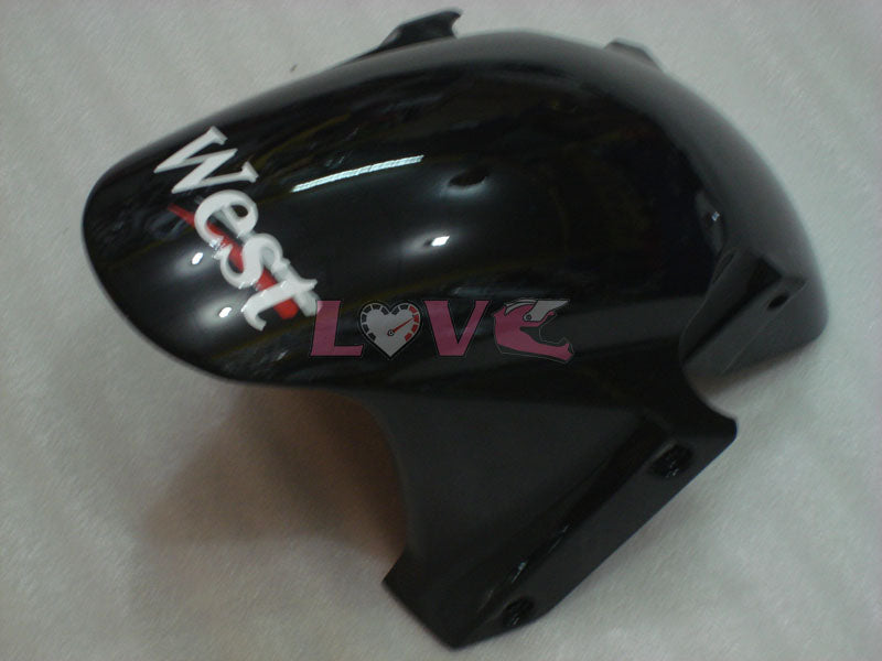 West - White Black Fairings and Bodywork For 2003-2004 CBR600RR #LF5362