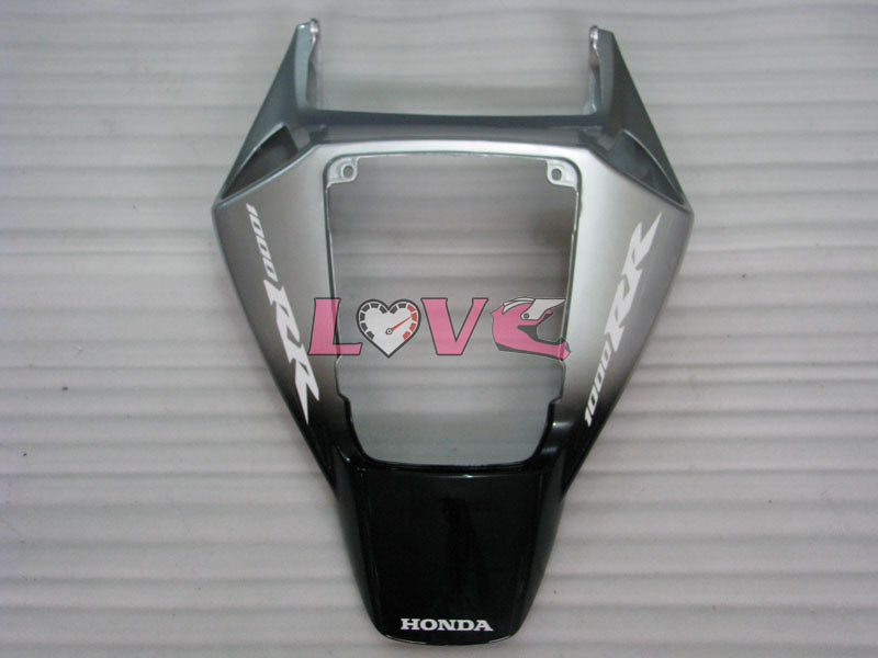 SevenStars - Black Silver Fairings and Bodywork For 2004-2005 CBR1000RR #LF7283