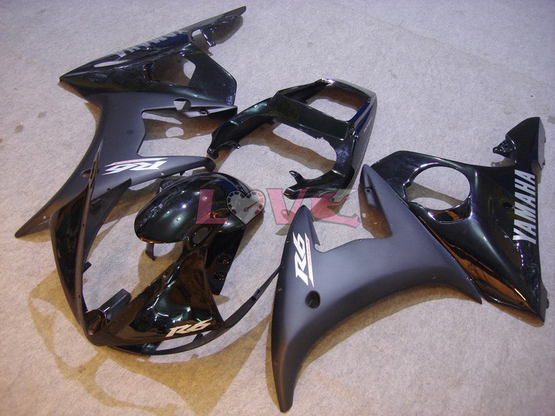 Factory Style - Black Matte Fairings and Bodywork For 2005 YZF-R6 #LF5288