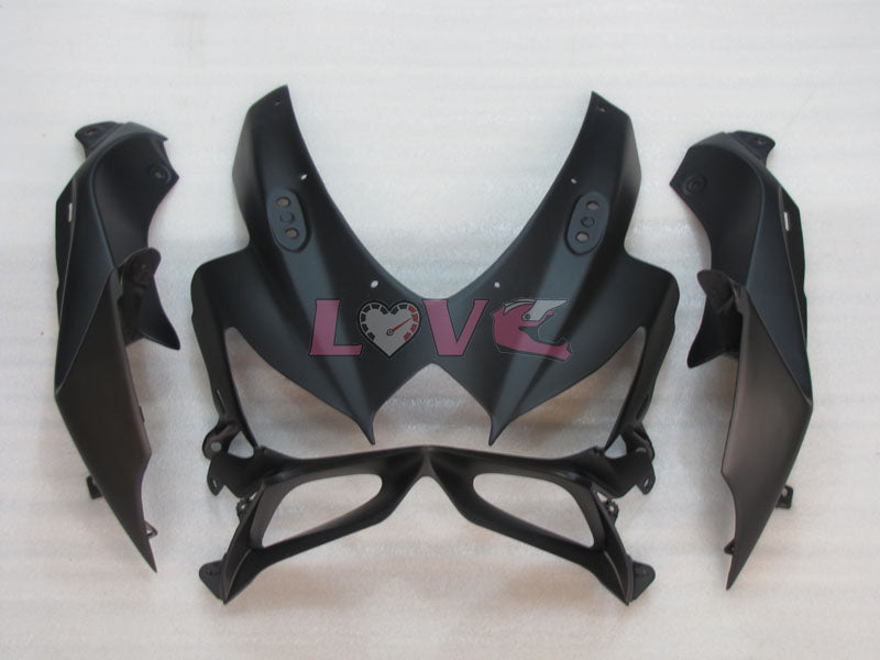 No sticker / decal Factory Style - Black Matte Fairings and Bodywork For 2008-2010 GSX-R600 #LF3895