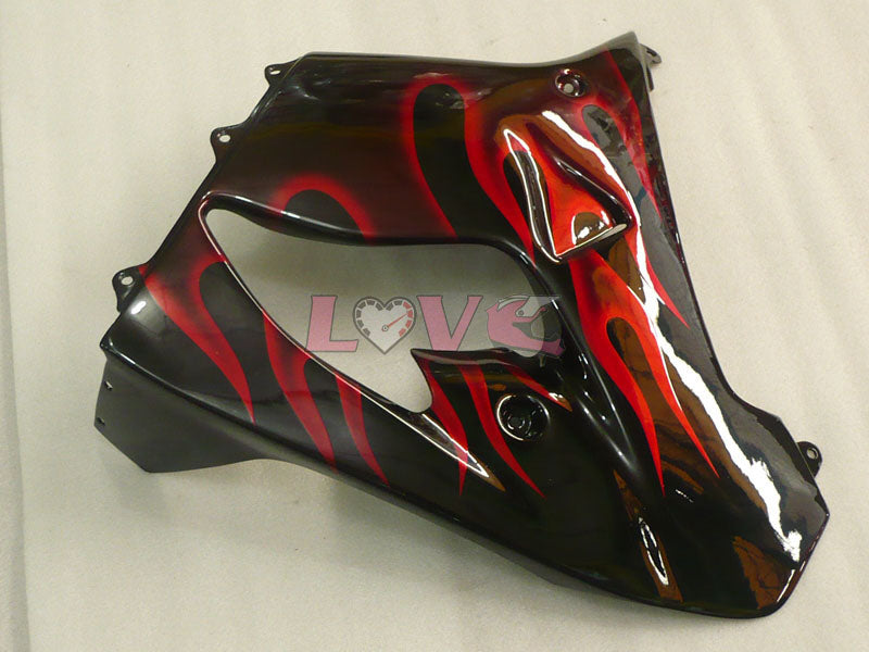 Flame - Red Black Fairings and Bodywork For 1998-1999 NINJA ZX-9R #LF3275