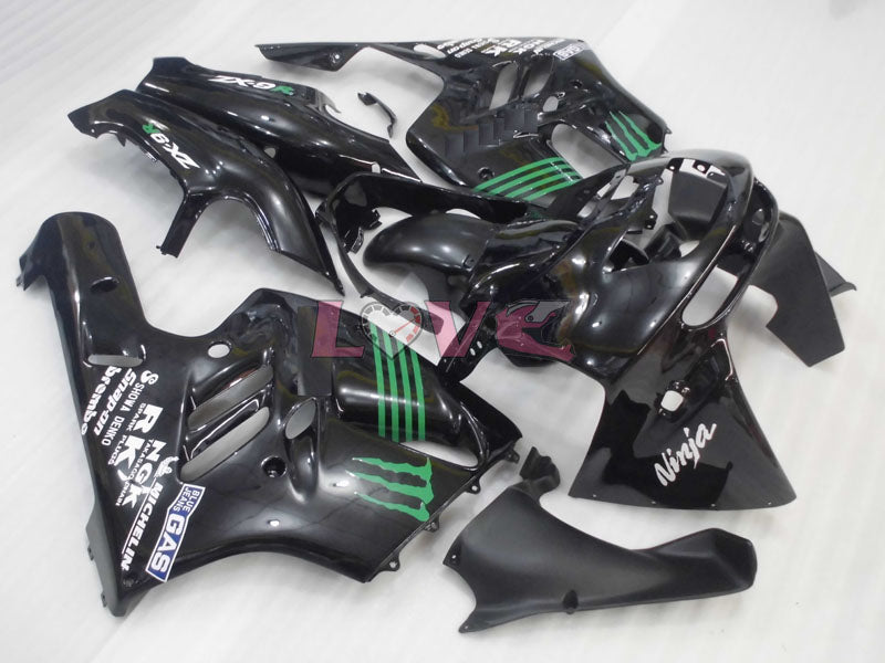 Monster - Black Fairings and Bodywork For 1994-1997 NINJA ZX-9R #LF3283