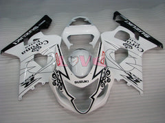 Corona - White Black Fairings and Bodywork For 2004-2005 GSX-R750 #LF6595